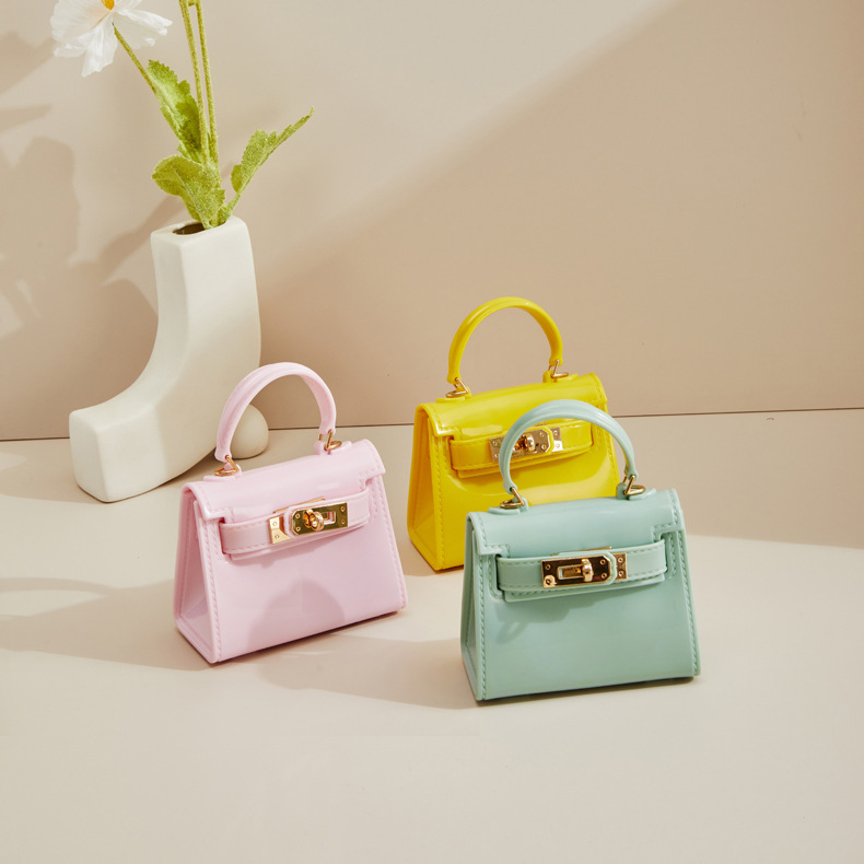 糖果小包小方块PVC芭比果冻包时尚百搭晚宴包耐脏易洗女手提包链条斜挎包详情24