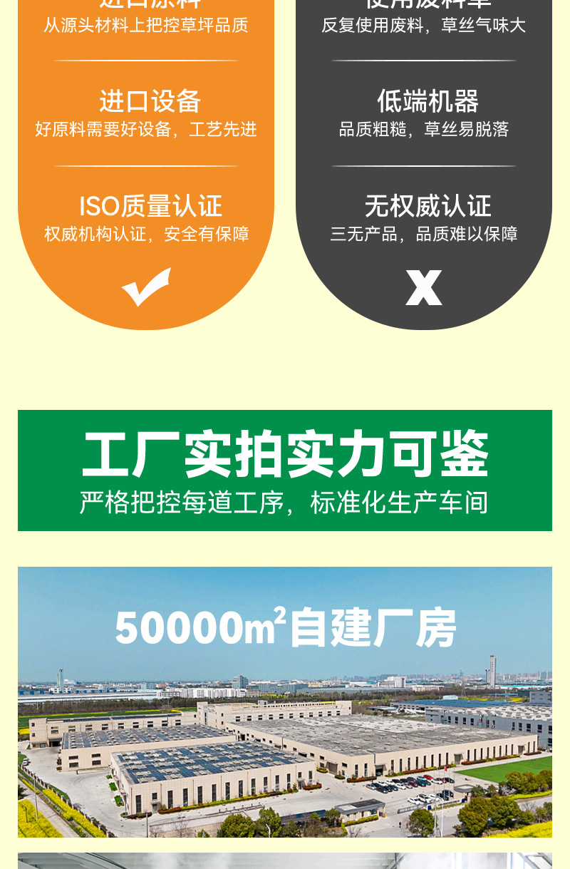 绿舒坦人造草坪仿真草人造幼儿园地毯户外婚礼装饰人工草皮户外详情10