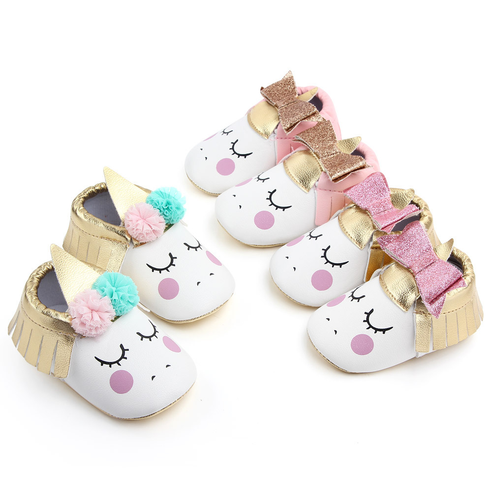 Spring, Summer, Autumn and Winter 0-1 year old birthday shoes, baby shoes, soft-soled anti-slip walking shoes, baby shoes, baby shoes 2223 pic 1