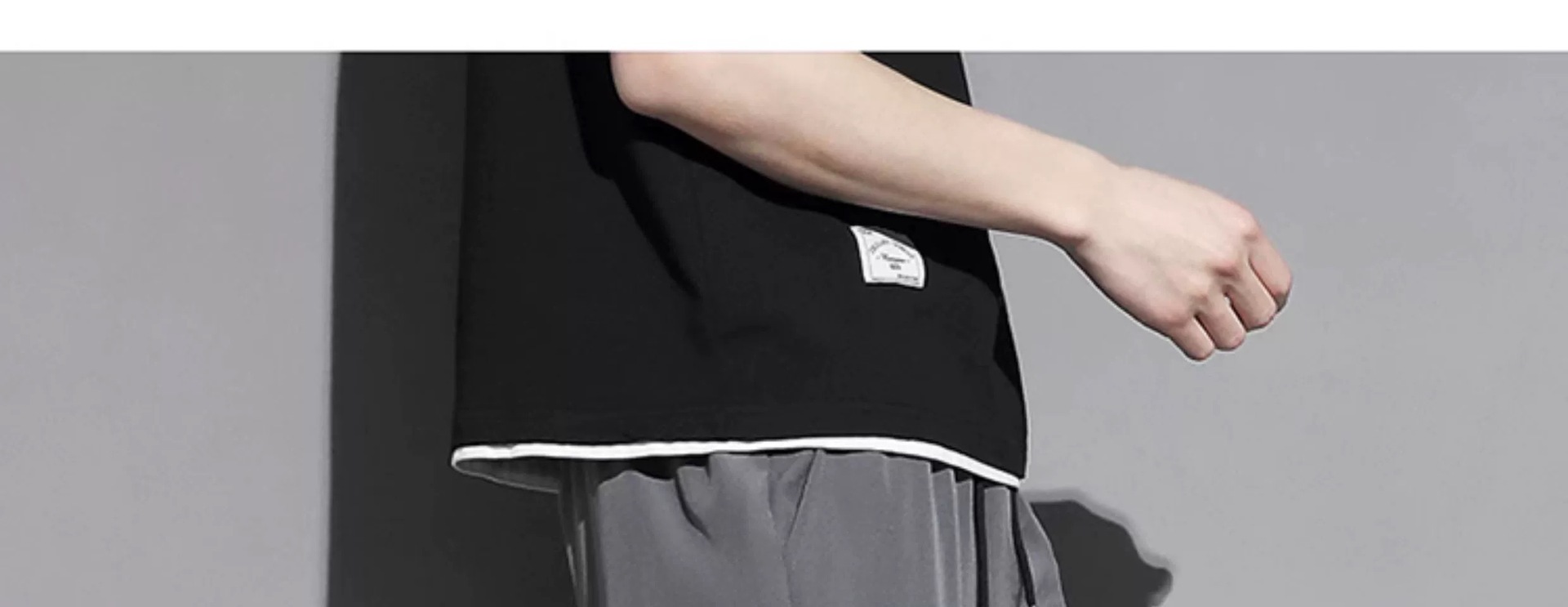 冰丝直筒裤子男士夏季薄款速干男裤宽松垂感阔腿春秋运动休闲长裤详情15