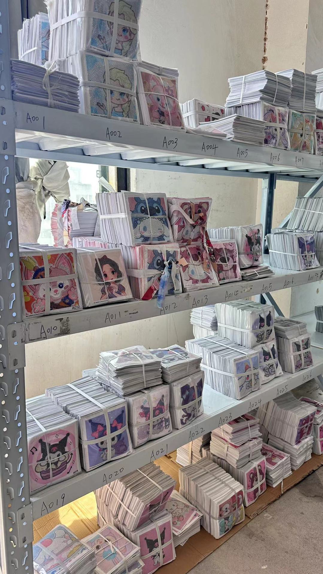 儿童钻石画diy手工带框材料包三丽鸥卡通钻石贴画礼物批发砖石画详情7