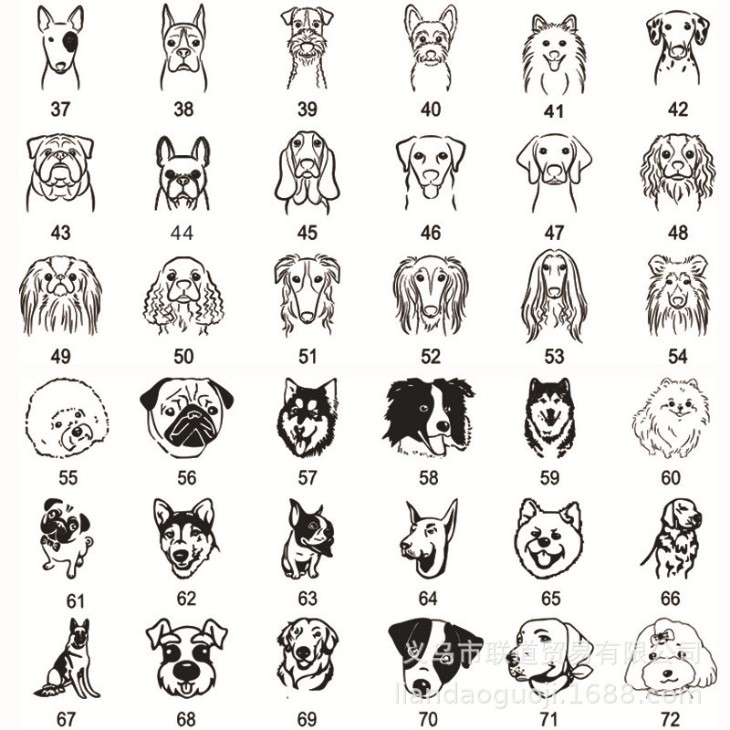 HC535 manufacturer has 10-color bright pink dog bones in stock and supplies metal pet tags, pendants and dog tags pic 37