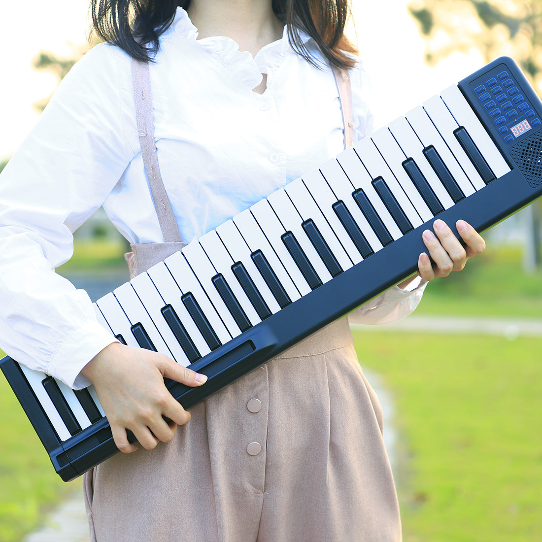 IRIN folding piano, portable 88-key folding electronic organ, spliced piano, hand roll piano, electric piano pic 14