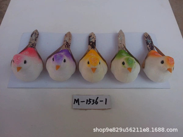 仿真小动物模型可爱小鸟麻雀玩具微景观静态场景摆件迷你详情10