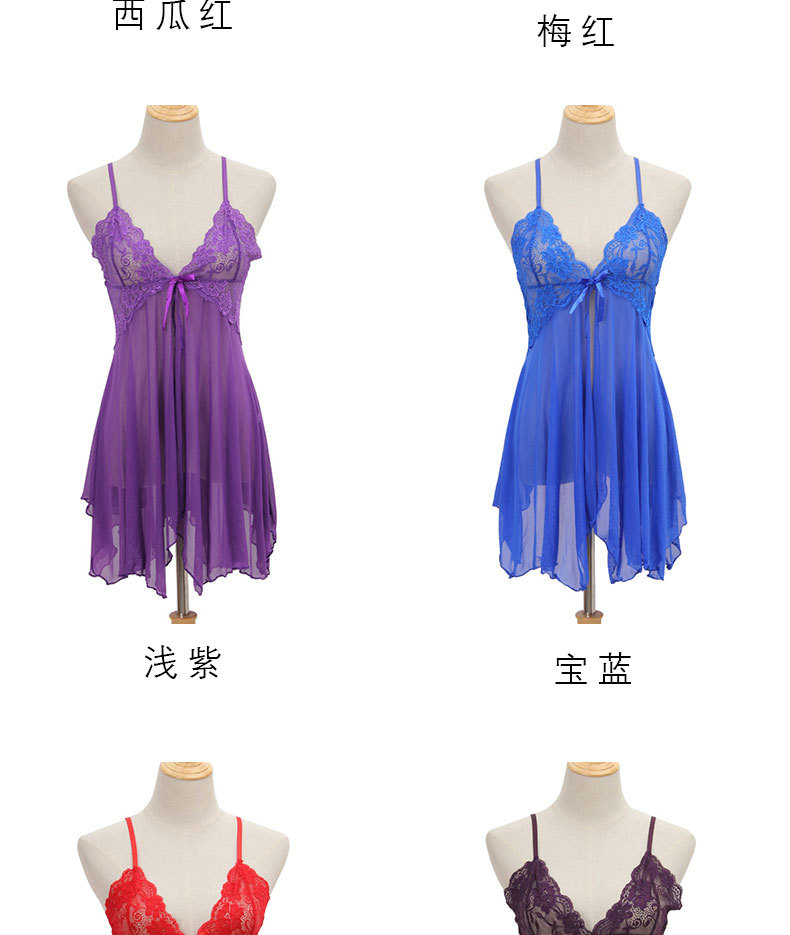 网纱透视诱惑睡衣欧美法国外贸情趣内衣性感吊带睡裙套装成人用品  GASZ-情趣内衣8468详情16