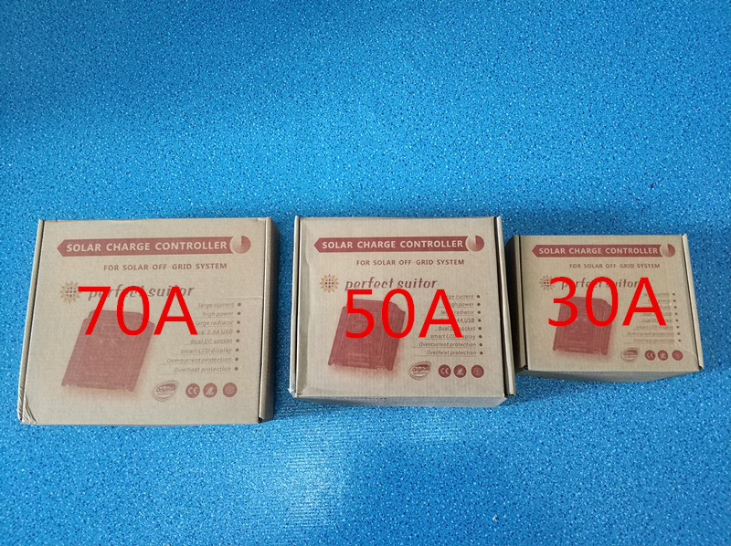 New best-selling PWM solar controllers: 12V, 24V, 30A, 50A, 70A solar cell charge and discharge controllers pic 35