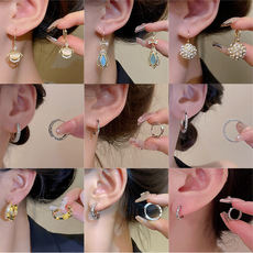 S925 Silver Needle retro pearl earrings for women, Korean ins style, high-end, niche and elegant stud earrings wholesale pic 8