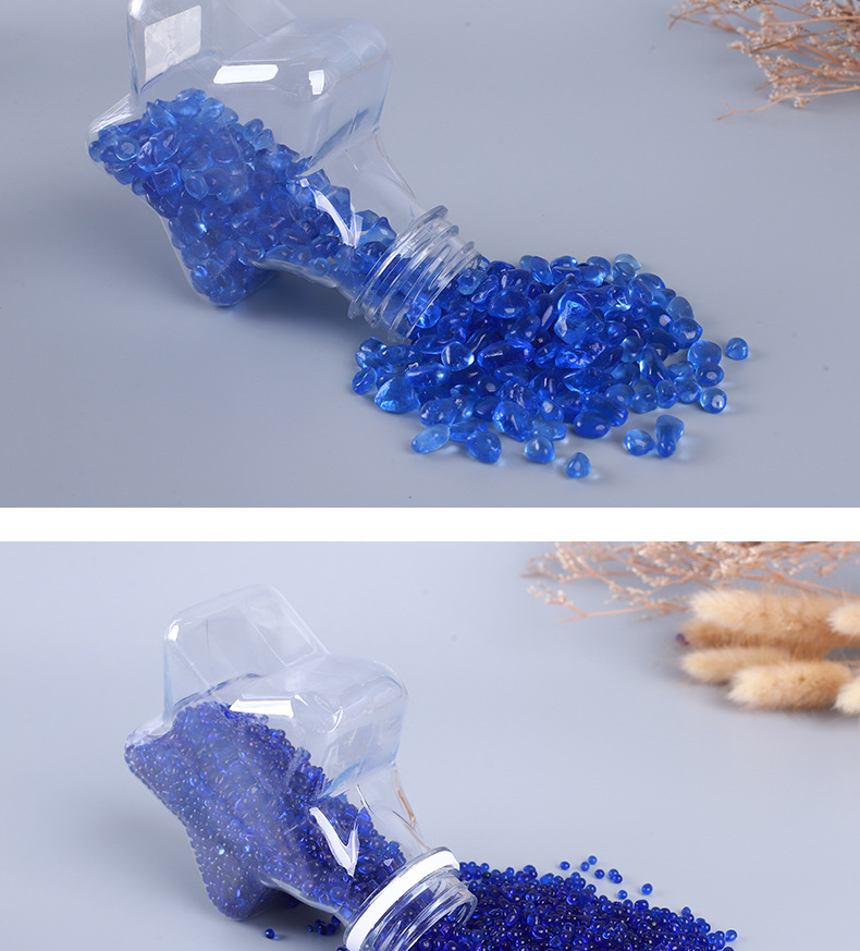 七彩琉璃碎石佛教七宝琉璃水晶碎石铺鱼缸花盆室内装潢装饰保健详情7