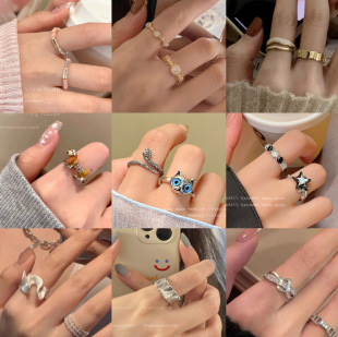 韩国东大门新款复古吉祥中国风玉髓手镯福牌闺蜜手链女可调节手饰详情7