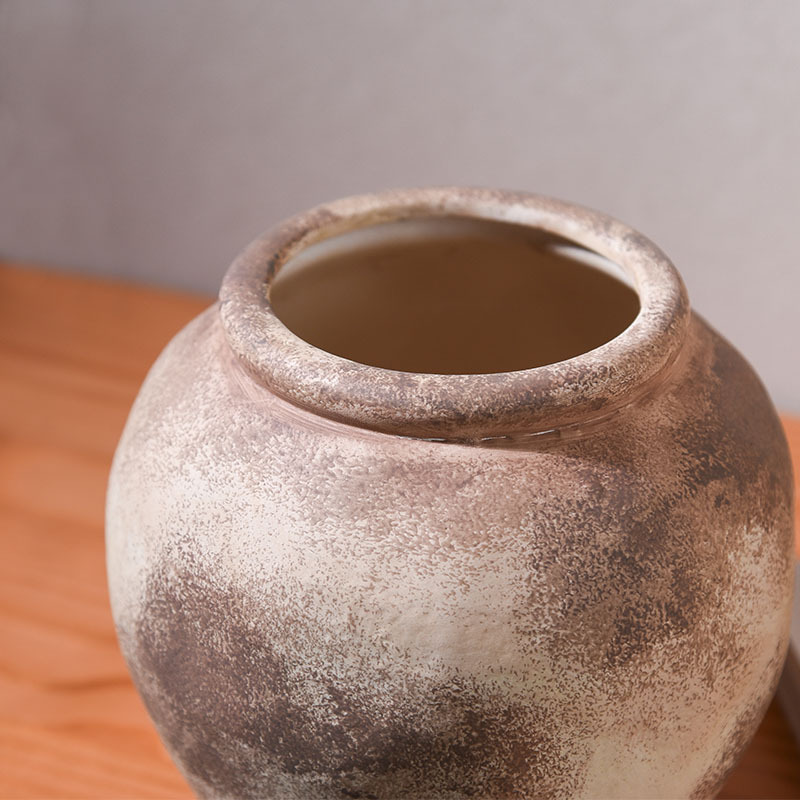 2025 Retro-style ceramic vases, flower arrangements, high-end home decorations, display items, room decoration and arrangement handicrafts, exquisite and elegant vases, ceramic vases, vases, hydroponic vases pic 4