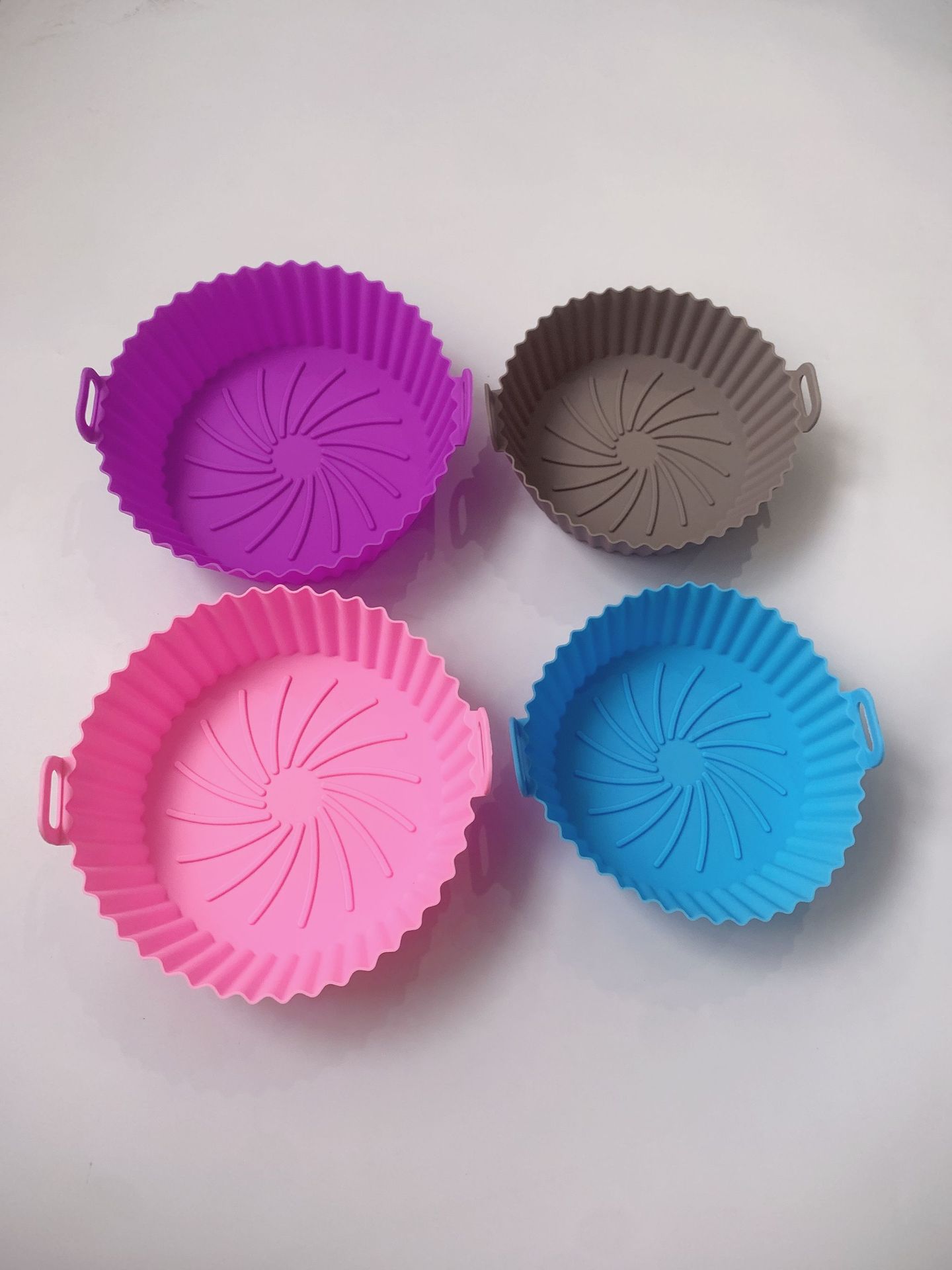 Air fryer, silicone baking tray, all-purpose oven baking tray, food-grade silicone barbecue tray, cake mold, baking mold pic 1