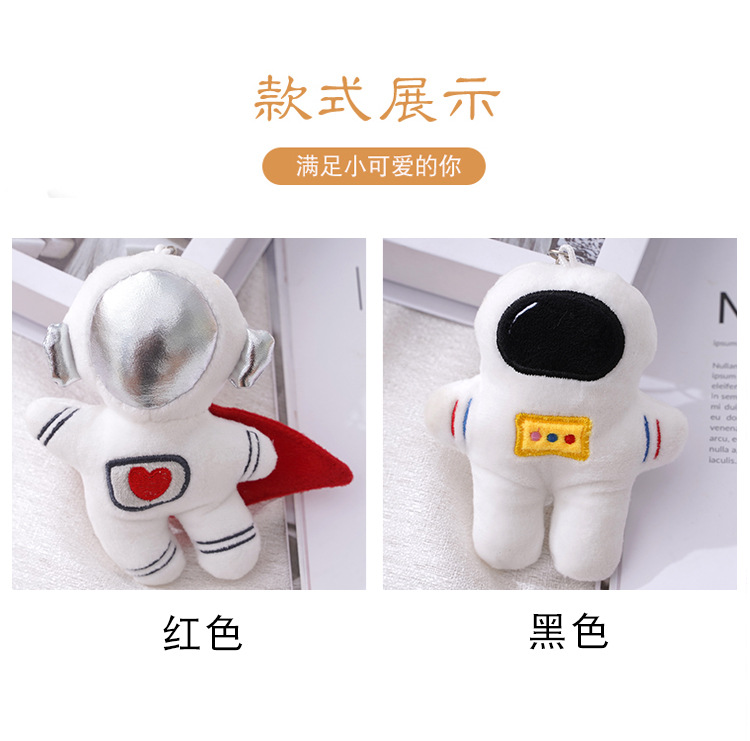 New cute astronaut keychains, astronaut pendants, backpack accessories, pendants manufacturer wholesale night market supply pic 3