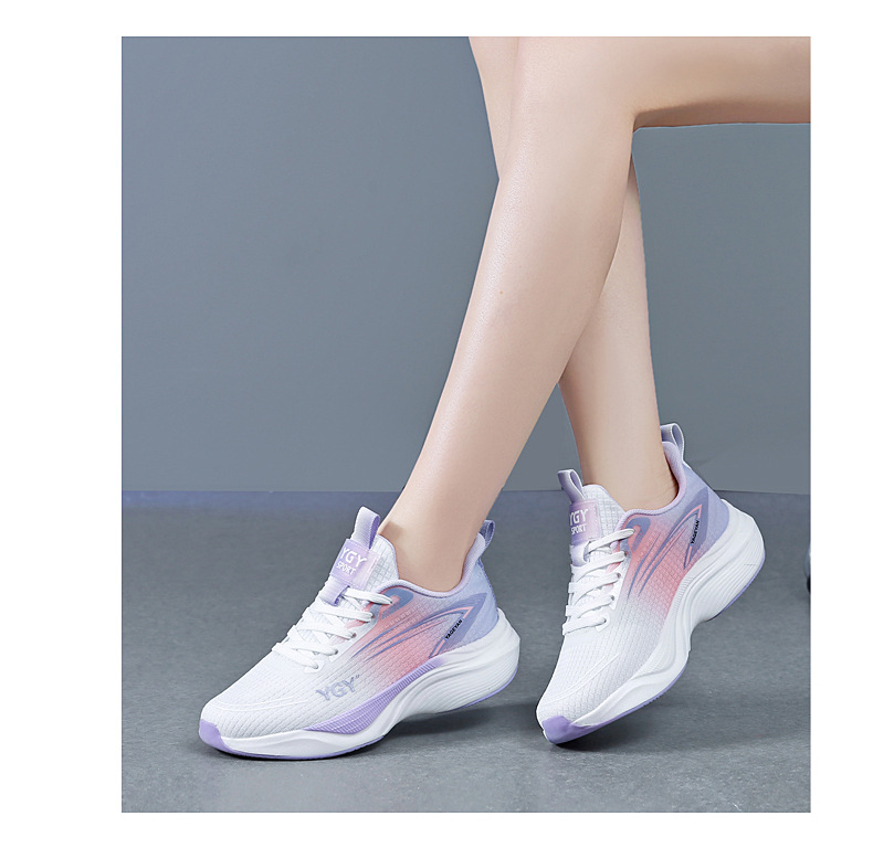 新款男女飞织网面鞋透气轻便跑步防滑运动鞋软底广场舞鞋健身鞋详情33