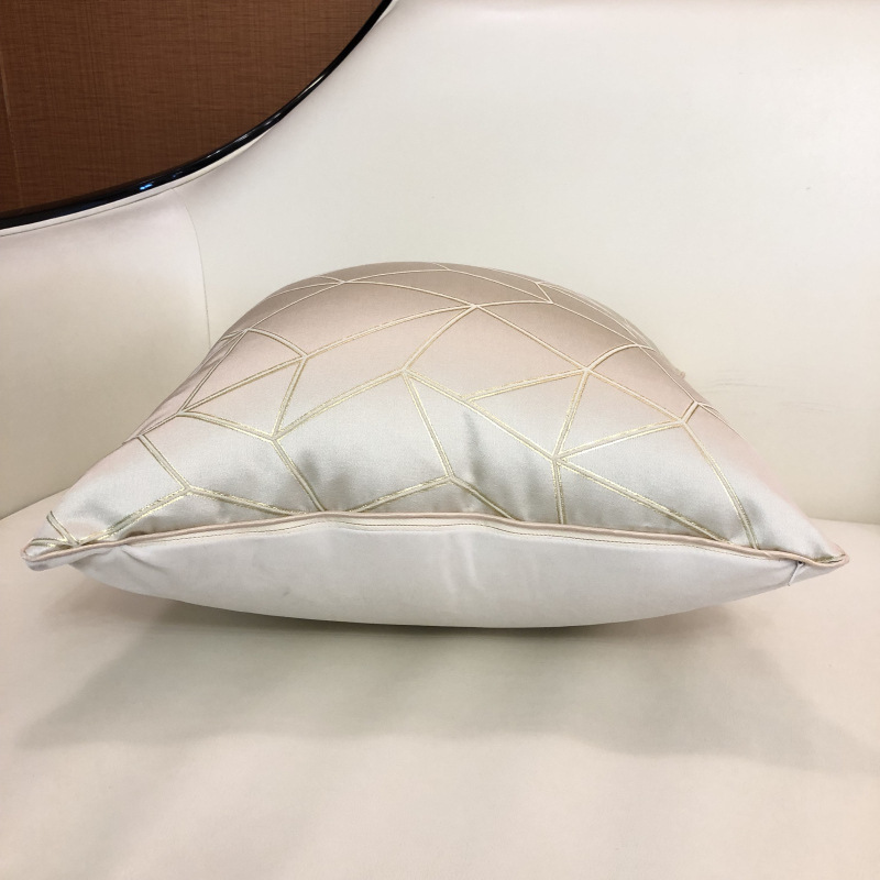 厂地货源样板房简约现代抱枕 线条风靠枕套 跨境ebay亚马逊靠垫套详情6