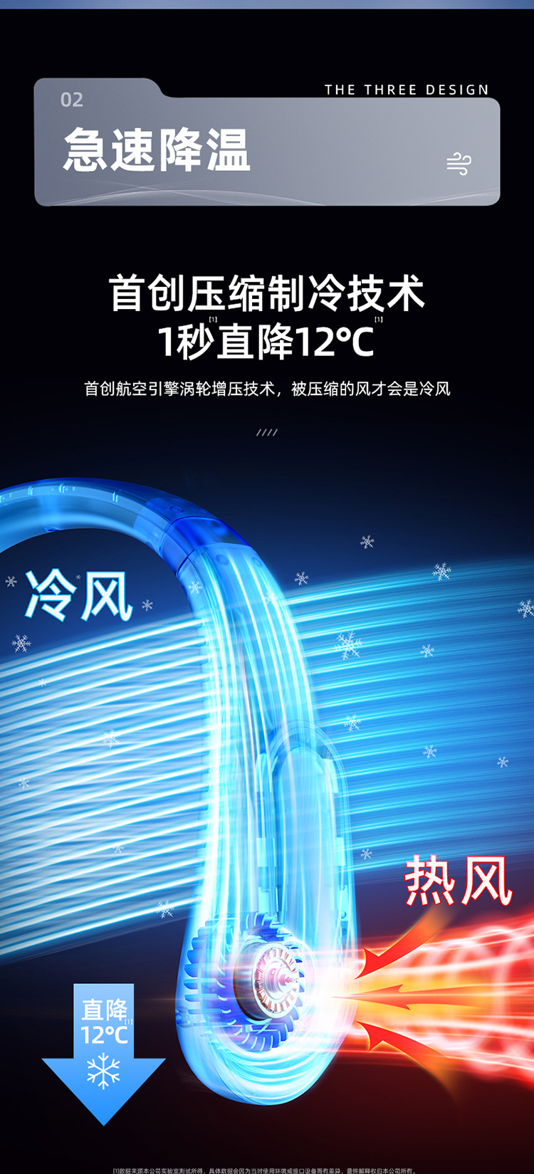 新款挂脖风扇usb充电便携式小风扇学生办公运动数字显示挂脖风扇详情5