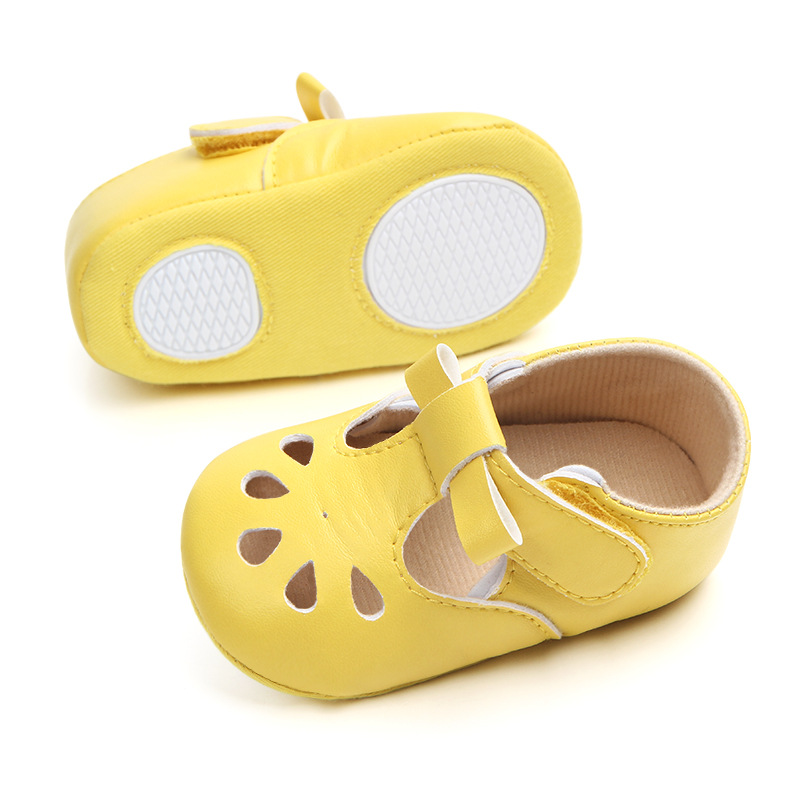 Wholesale of best-selling multi-color perforated baby shoes, anti-slip walking shoes, semi-rubber soles and soft-soled baby shoes 0921 pic 10