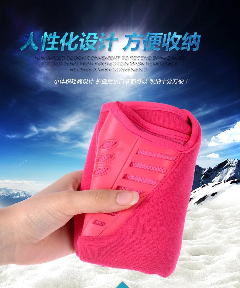 New outdoor cold-proof and warm cap, winter thickened and fleece hooded cap, face protection for both men and women, cycling cap pic 6