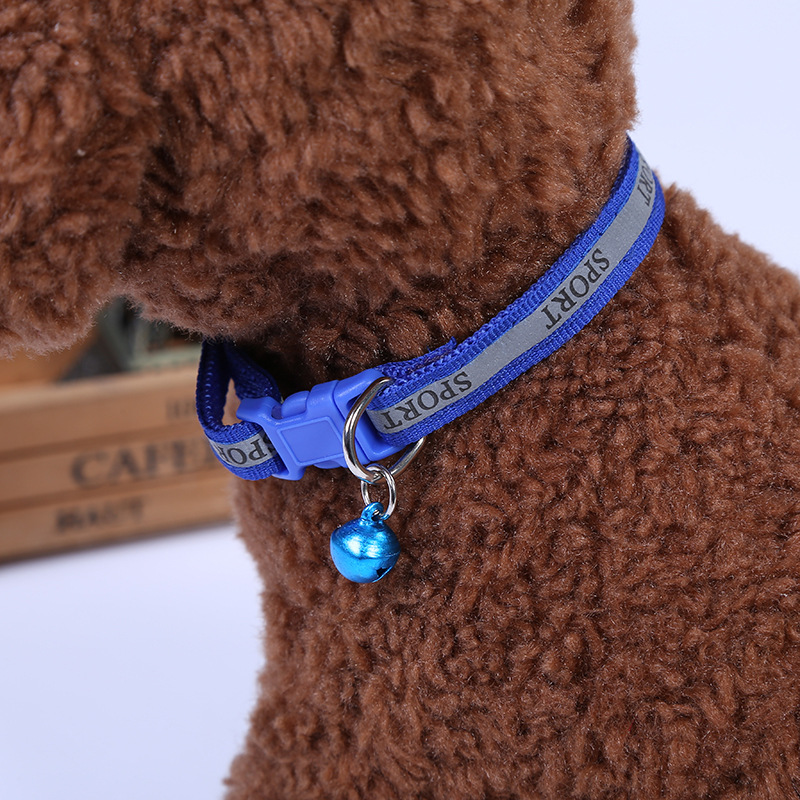 Pet stickers, dog bell collars, pet supplies, reflective letter 1.0 cat and dog collars wholesale in stock pic 11