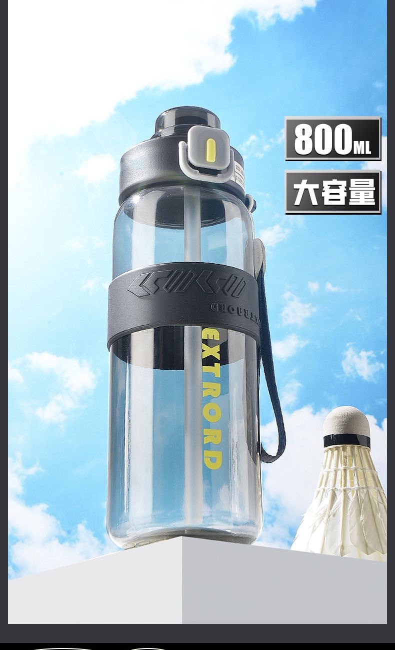 2025 Large-capacity fitness sports water cup, light luxury and high-end plastic straw cup, outdoor portable plastic cup customization pic 15