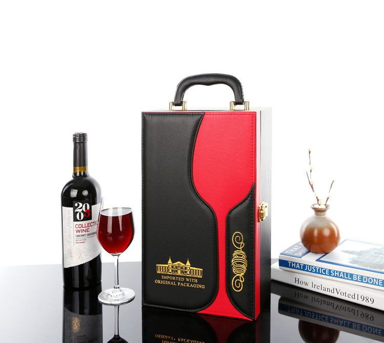 双支酒盒红酒酒盒2瓶包装盒带4个酒具可定置LOGO义乌工厂新酒盒详情10