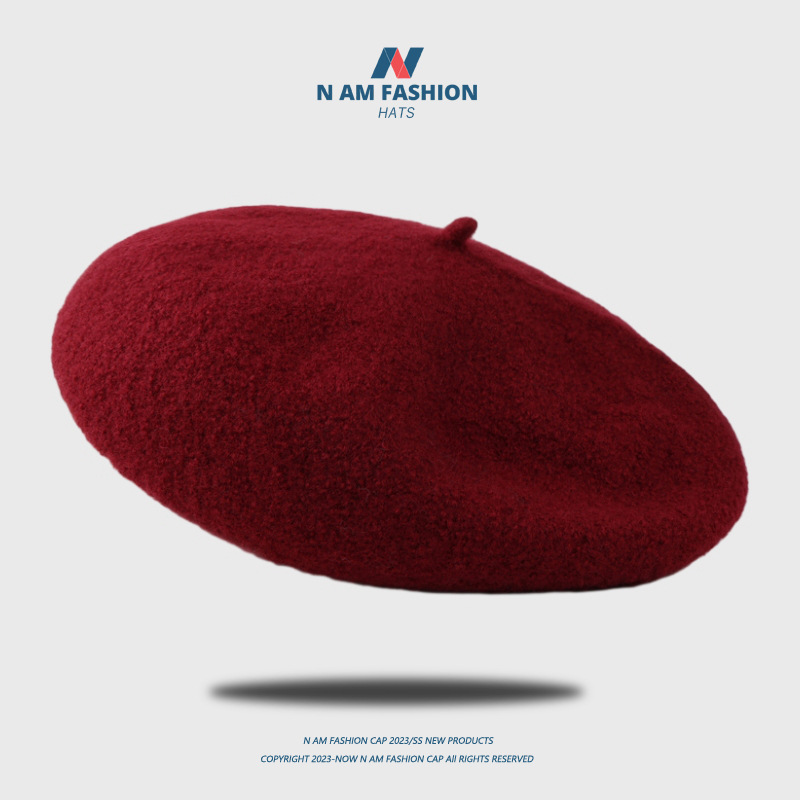 The British retro wool beret is a versatile choice for women in autumn and winter. The Korean version of the fashionable and trendy round face matching beret is now available in other categories pic 10