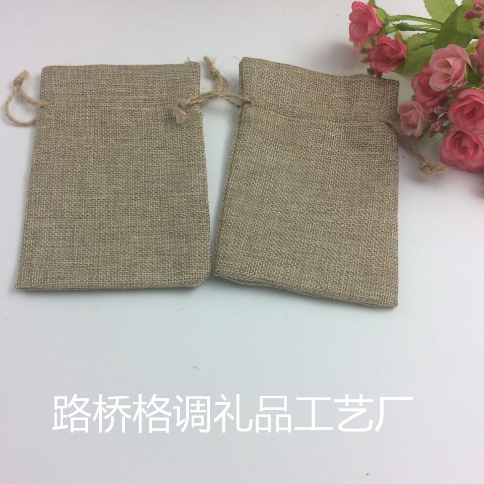 【 Factory Direct Supply 】 Creative retro printed jewelry drawstring cloth bags with drawstring openings. Customized drawstring cloth bags based on provided drawings pic 39