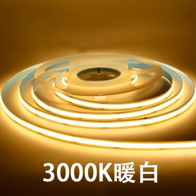 COB灯带 软灯条LED线条灯带双色12V24V低压led灯带高亮无暗区灯带详情2