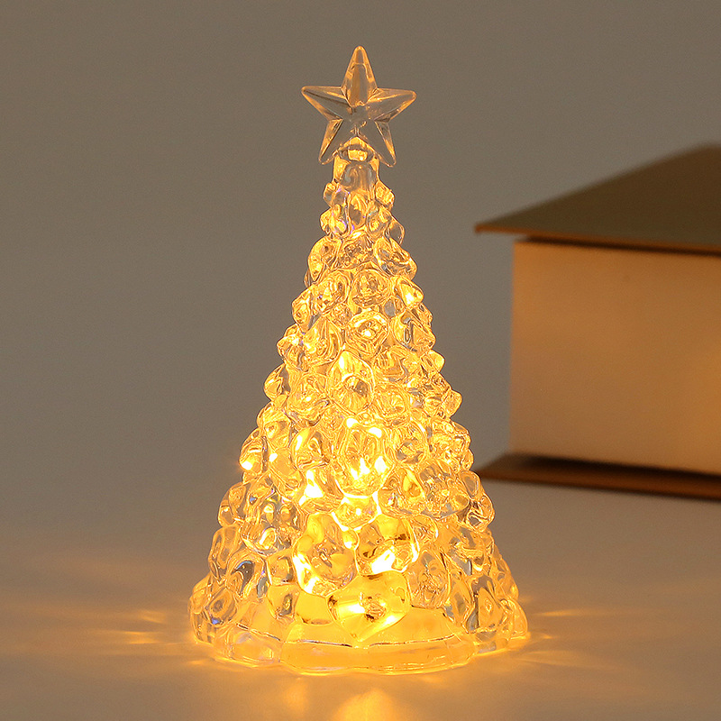 Cross-border Christmas decorations, Christmas trees, Christmas Eve gifts, led candle lights, table ornaments, crystal night lights pic 11
