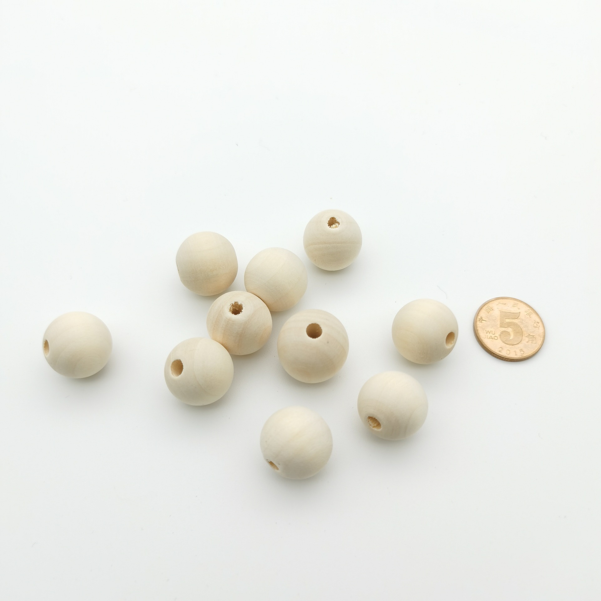 Factory direct supply of Tiantai wood beads, small hole wood beads, wholesale of loose beads, DIY customization of wooden jewelry accessories pic 1