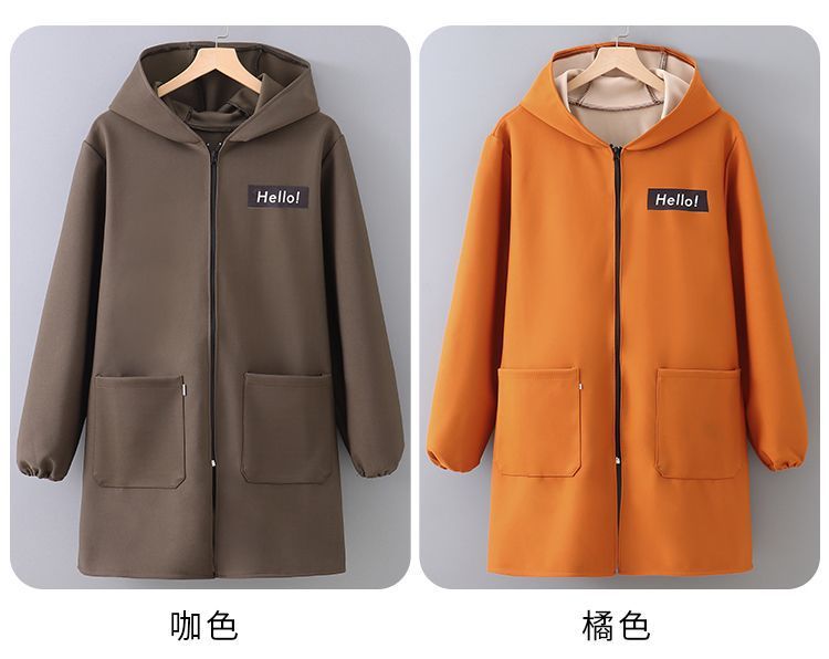 加厚罩衣工作服家用厨房户外秋冬季罩衣时尚新款做饭罩衣长袖围裙详情7