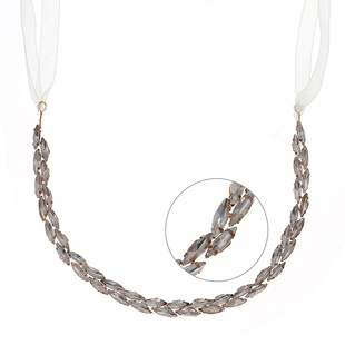 The European and American retro chain headwear features a light luxury design with multiple layers of water diamond headbands and Bohemian-style forehead ornaments pic 15