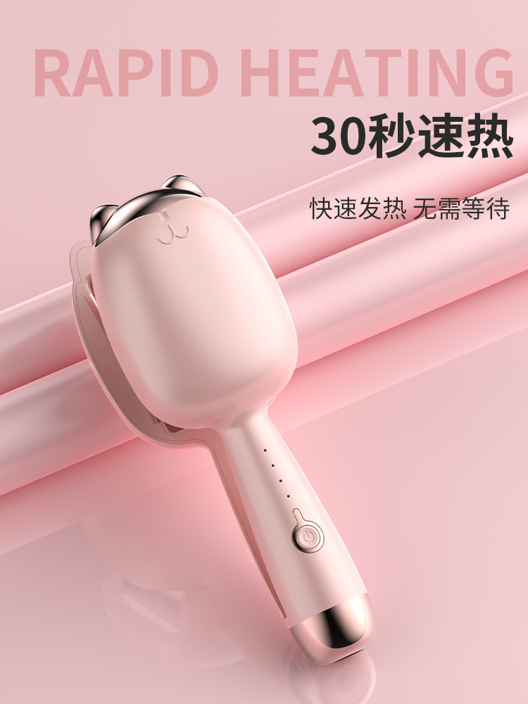 Factory direct supply of large wave fully automatic curling irons, electric rotating Korean-style lazy and non-damaging egg curling irons pic 13