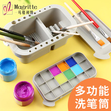 马格利特固体水彩跨境批发颜料绘画水粉入门全套便携粉饼手绘彩绘详情12