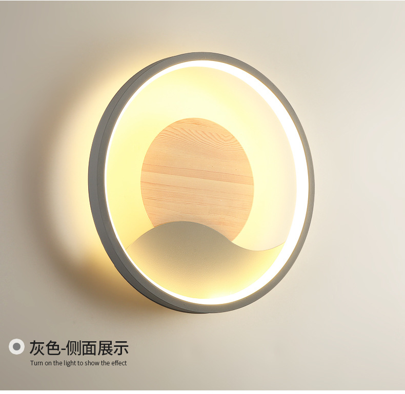 卧室床头灯壁灯简约现代过道灯客厅背景墙灯轻奢酒店网红壁灯北欧详情9