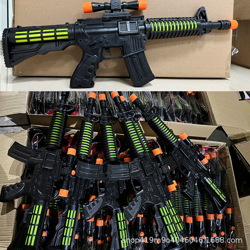 电动枪声光冲锋枪澄海儿童地摊玩具摆摊批发网红夜市儿童玩具详情7