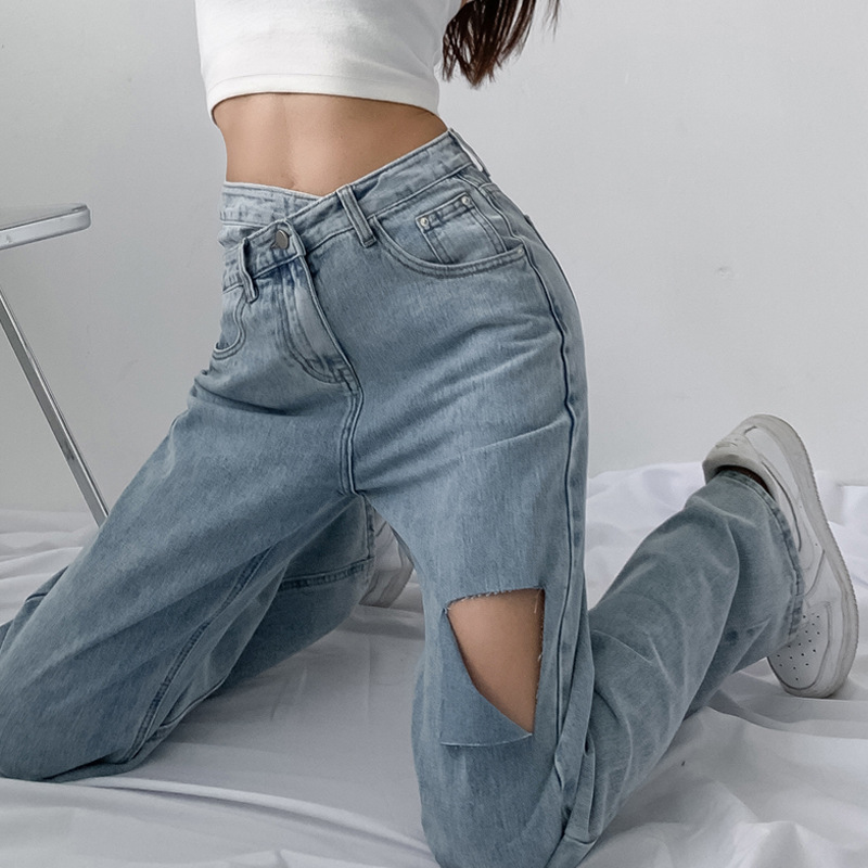 女装小整款阔腿裤拖地裤