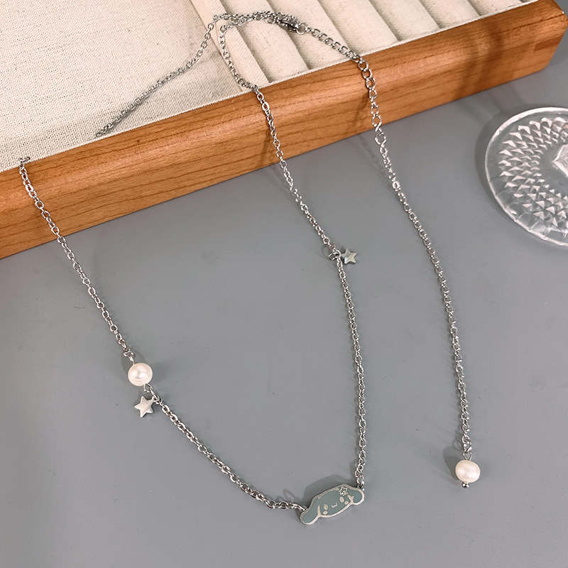 不掉色钛钢项链男潮小众设计高级感男士锁骨链个性街拍学生颈链潮详情31