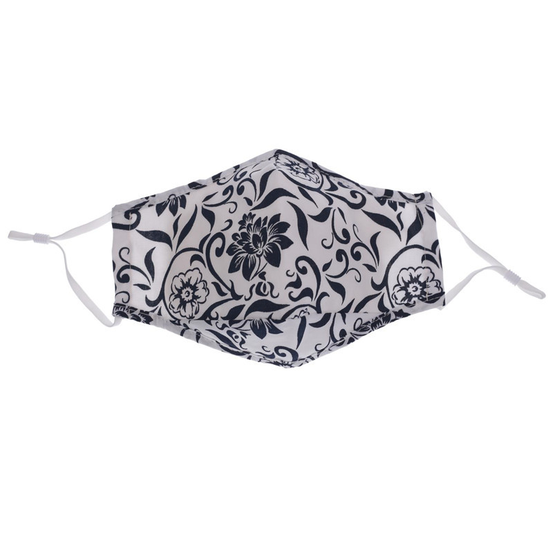防尘防晒透气口罩 小碎花棉布口罩防粉尘棉布艺口罩厂家批发详情11