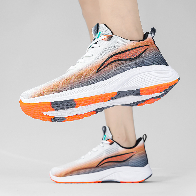 新款男女同款网面透气运动鞋中学生体育课专用防滑软底跑步鞋校园详情20