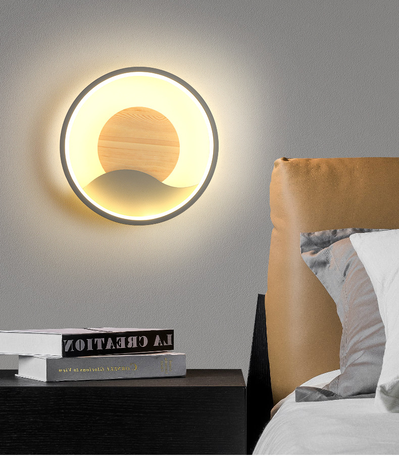 卧室床头灯壁灯简约现代过道灯客厅背景墙灯轻奢酒店网红壁灯北欧详情1