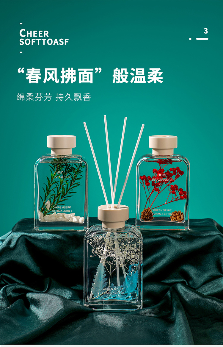 透明水中花香薰室内家用持久留香卧室房间香水卫生间空气清新剂详情2