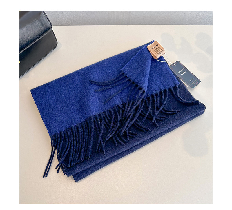 2023流苏拼色羊毛围巾双面披肩两用情侣外搭保暖围脖冬详情24