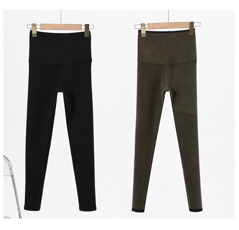 Fleece shark pants, slimming Barbie pants, slimming and warming Barbie pants, height-lifting Barbie pants for women, thickened leggings for autumn and winter in Yiwu pic 26