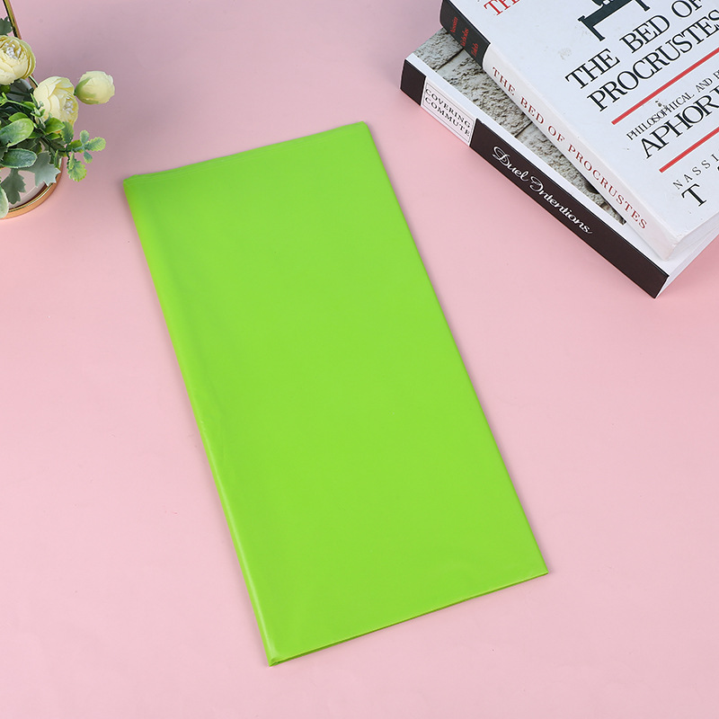 外贸一次性纯色桌布peva防水防油桌布酒店生日派对餐桌布免洗塑料详情5