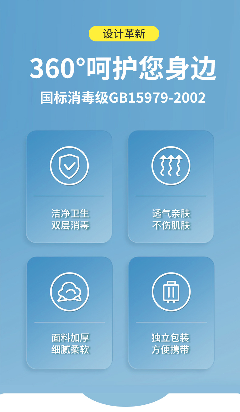 旅游印花一次性床单被罩枕套双人四件套浴巾毛巾民宿酒店旅行用品详情8