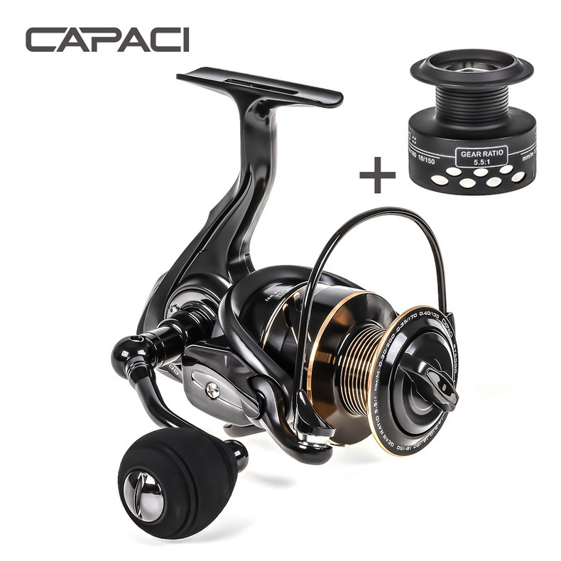 28019 CAPACI [RT Series Spinning Wheel] Metal swing arm line cup fishing reel, sea fishing gear pic 1