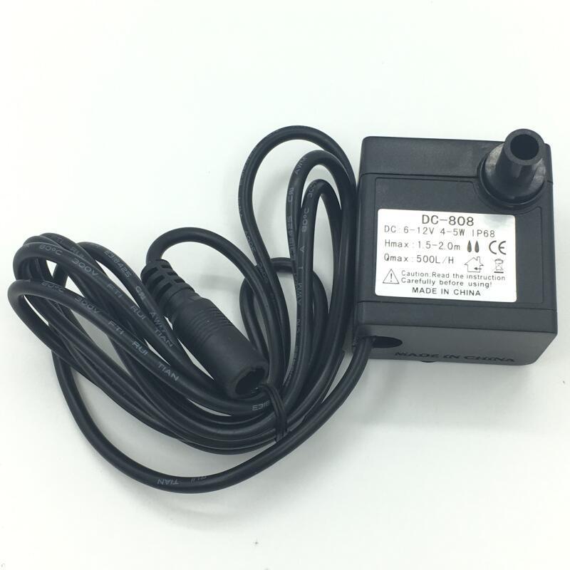 The DC5521 socket water pump 12V5W low-pressure submersible pump can be connected to a solar water pump or a vehicle-mounted fish tank submersible pump pic 7