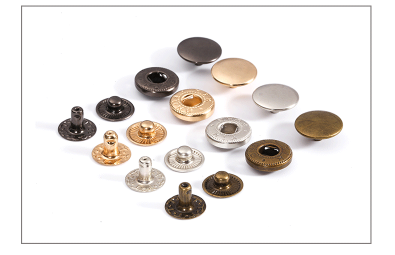 The manufacturer has in stock brass four-way buttons, metal smooth four-way buckles, large white buckles 201#15mm emergency buttons pic 13