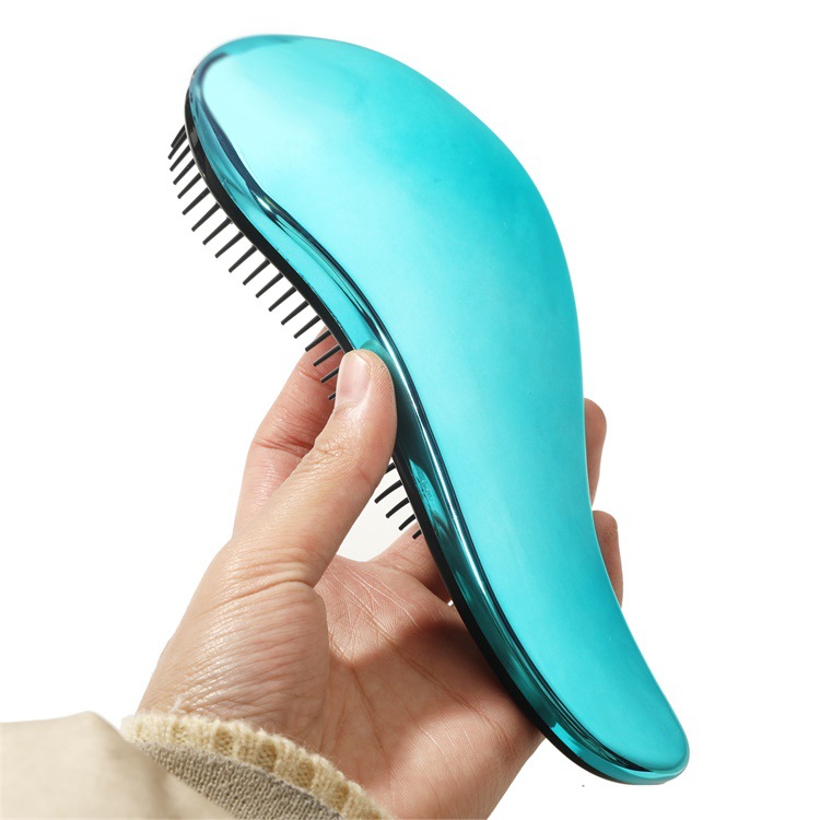 【 Small Wholesale 】 Popular electroplated princess hair comb for smooth hair in foreign trade pic 8