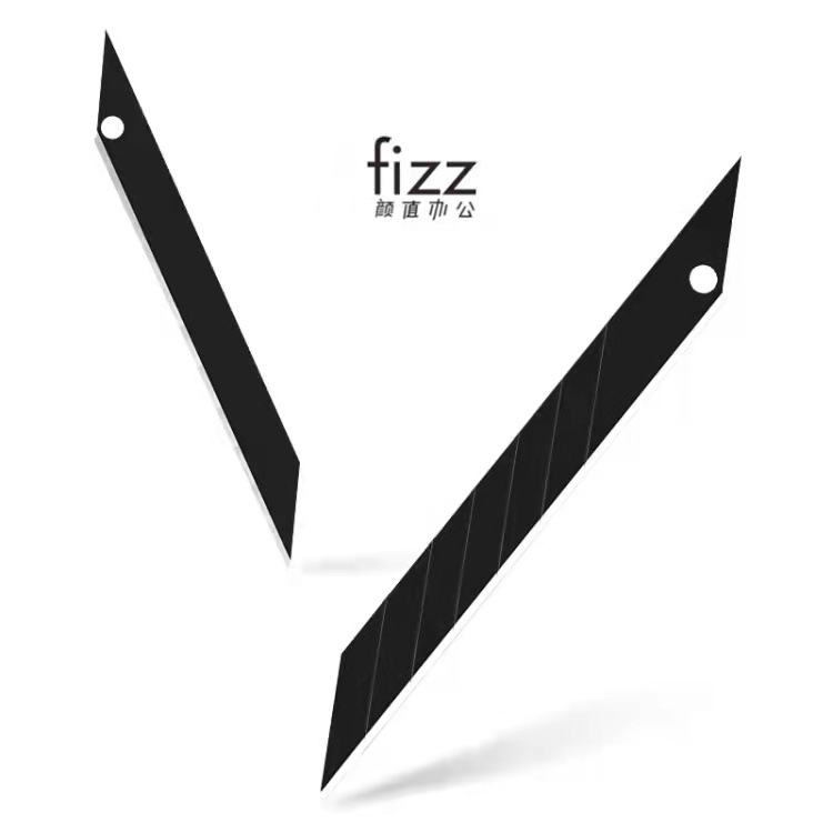 fizz办公用美工刀铝合金小号金属刀片广博多功能伸缩30度学生刀片详情5